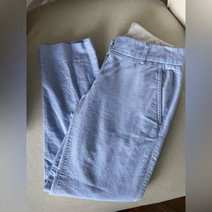 Light blue chambray J Crew work pant